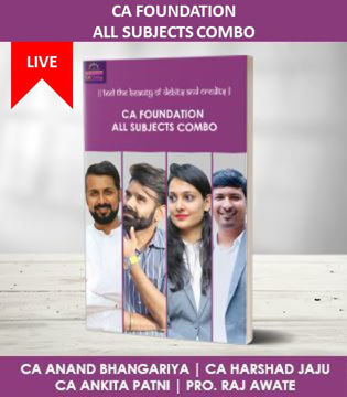 Picture of CA FOUNDATION COMPLETE COMBO LIVE (PRE BOOKING) STARTING FROM 15TH DEC 2021