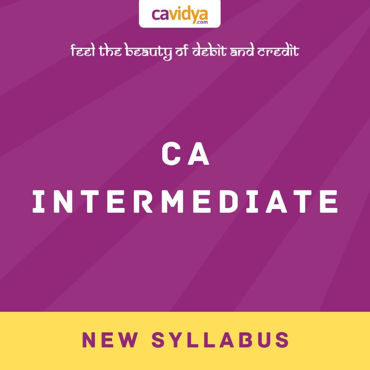 Picture for category CA Intermediate New Syllabus