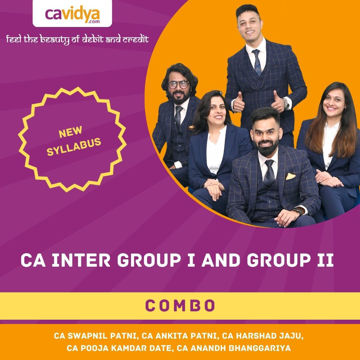 Picture of CA INTER NEW SYLLABUS COMBO BOTH GROUP COMBO FULL LECTURES