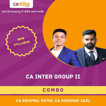 Picture of CA INTER NEW SYLLABUS COMBO GROUP II COMBO FULL LECTURES