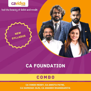 Picture of CA FOUNDATION NEW SYLLABUS COMBO FULL LECTURES