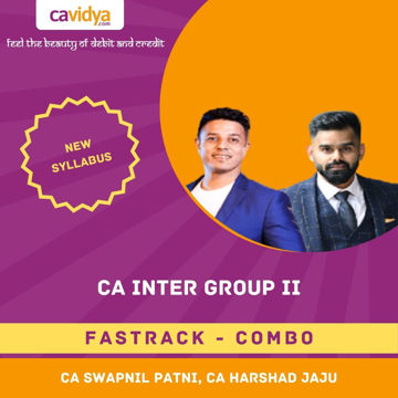 Picture of CA INTER NEW SYLLABUS COMBO GROUP II COMBO FASTRACK LECTURES